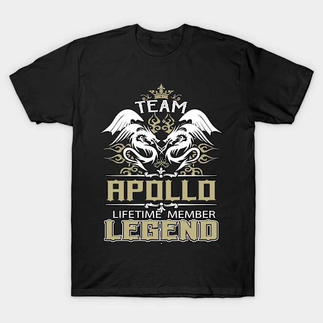 Apollo Name T Shirt -  Team Apollo Lifetime Member Legend Name Gift Item Tee T-Shirt by yalytkinyq